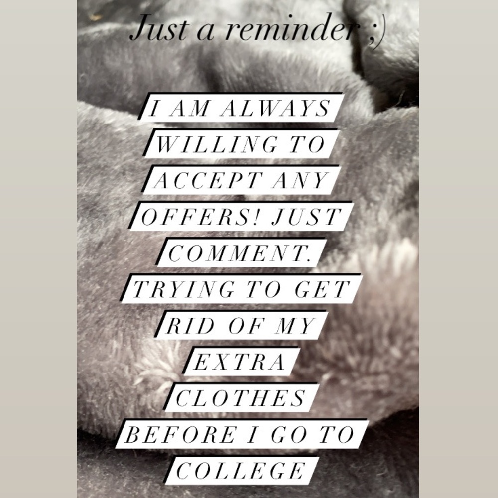 Important reminder!!